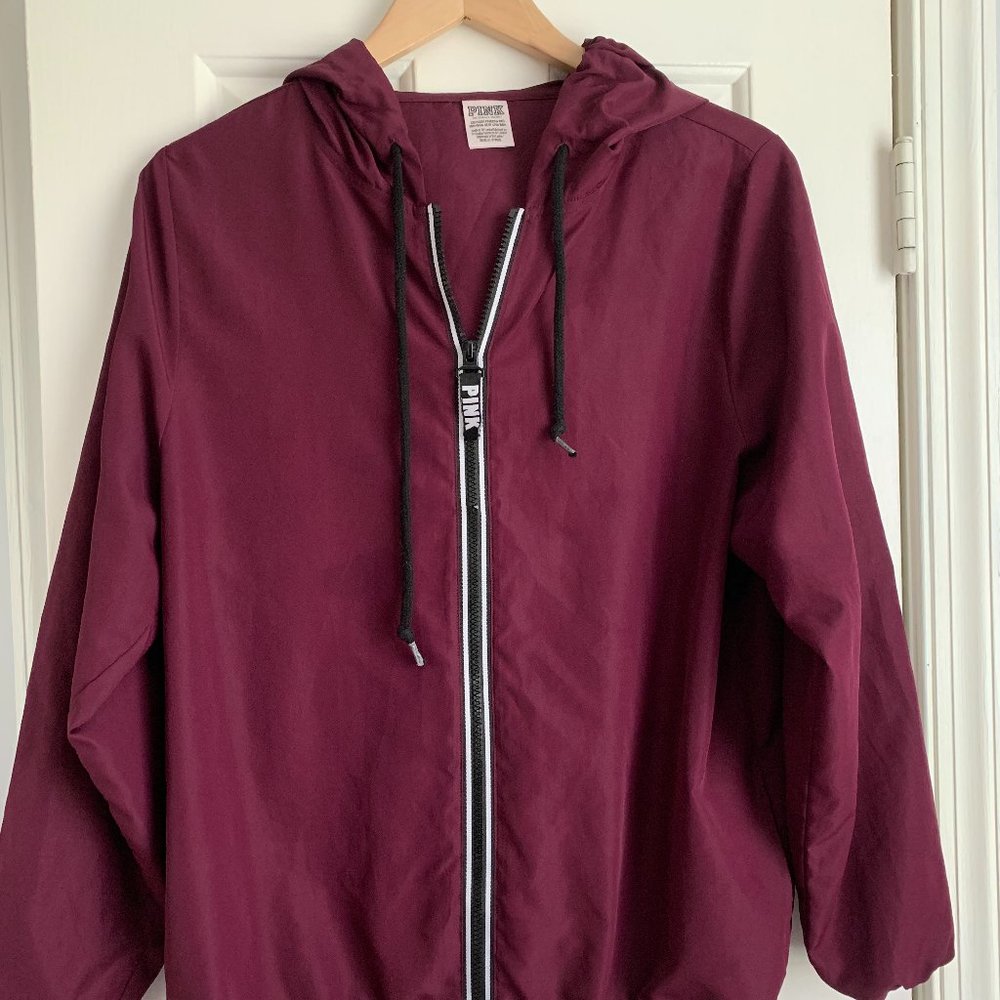 PINK - Burgundy Jacket - Size Small